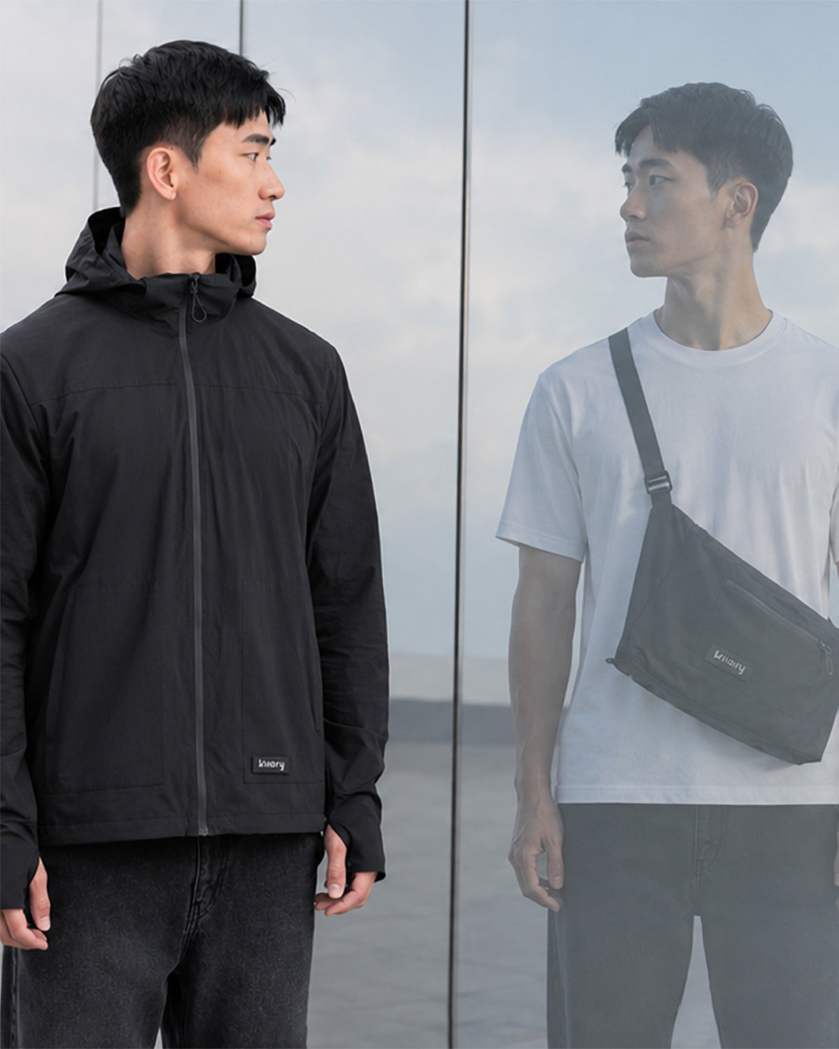 PAKGO JACKET - Lightweight Jacket to Real Sling Bag